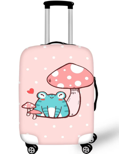 מטען באיכות גבוהה מותאם אישית כיסוי מזוודה dustprotector <span class=keywords><strong>polkadot</strong></span> מגן מכסה עם אופנה פופולרי מודפס אופנה - Product Image 3