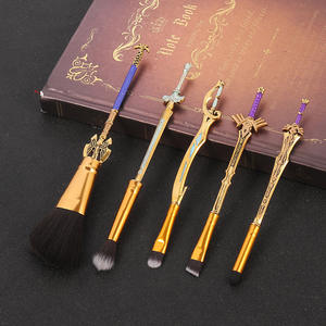 Juego de 5 Brochas de Maquillaje de The Legend of <span class=keywords><strong>Zelda</strong></span>, Diseño de Anime, <span class=keywords><strong>Link</strong></span>, <span class=keywords><strong>Breath</strong></span> of the Wild, para Fans - Product Image 4