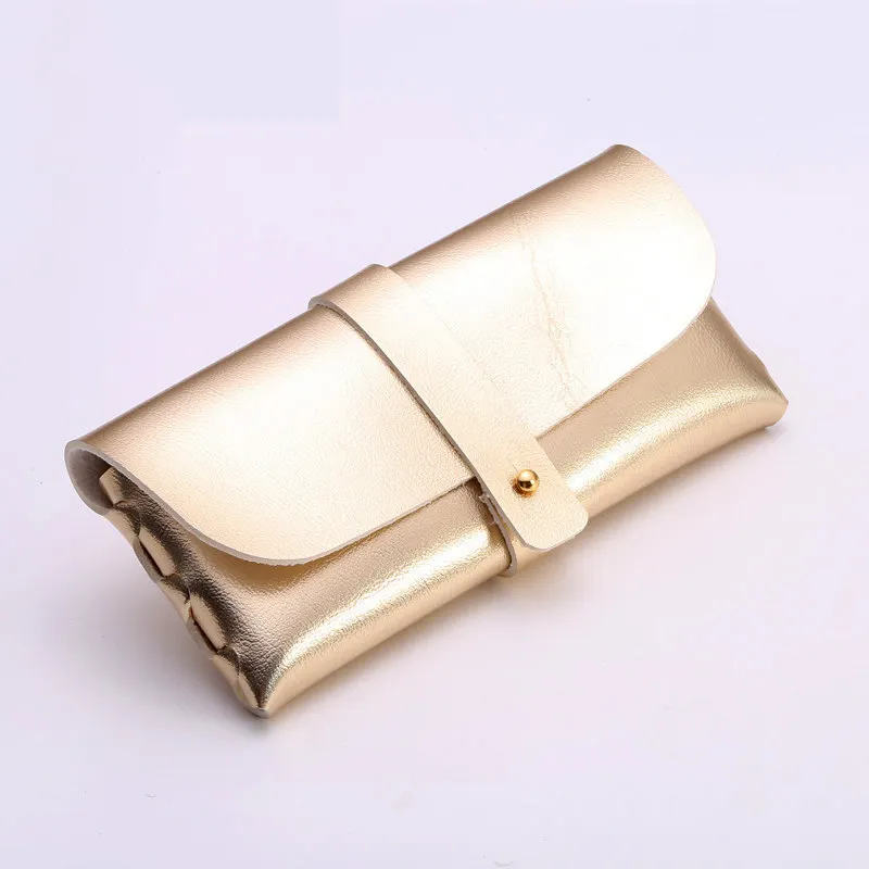 Luxury New Simplicity Glasses Case PU Leather Eyeglasses Container Cover Portable Sunglasses Storage Box