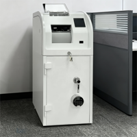 Kiosque de paiement intelligent avec comptage automatique des billets, machine de dépôt d'espèces, processeur Intel Core I3/i5, écran tactile 10,1 pouces pour la vente au détail