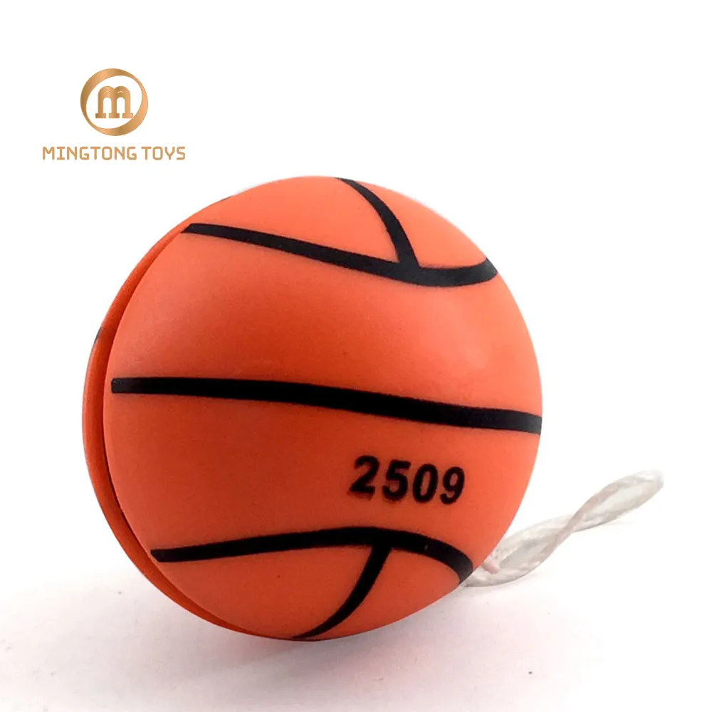 बच्चों खिलौना मिनी बास्केटबॉल फुटबॉल आकार प्लास्टिक Yoyo गेंद बच्चों के लिए