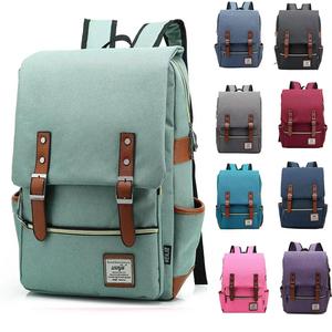 Sac à dos rétro pour ordinateur portable de 16 pouces, sac en tissu Oxford pour femmes, sac à dos de voyage en toile pour hommes, sac de loisirs rétro - Product Image 4