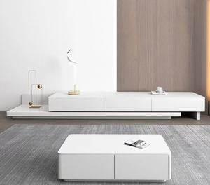 Эксперты в предоставлении универсальных решений для телевизионных шкафов и журнальных столиков в черном, белом и сером сочетаниях. - Product Image 4