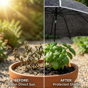 New Style Shade Plant umbrella for Farm Plant Umbrellas for Garden Outdoor Plants <b>Potted</b> Sun Summer Beach Terrace - Product Image 2