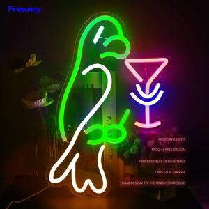 Espejo de Pared LED <span class=keywords><strong>con</strong></span> Forma de Loro Personalizado al por Mayor, Luces de Neón <span class=keywords><strong>con</strong></span> Control Eléctrico Automático para Escalón Lateral - Product Image 1