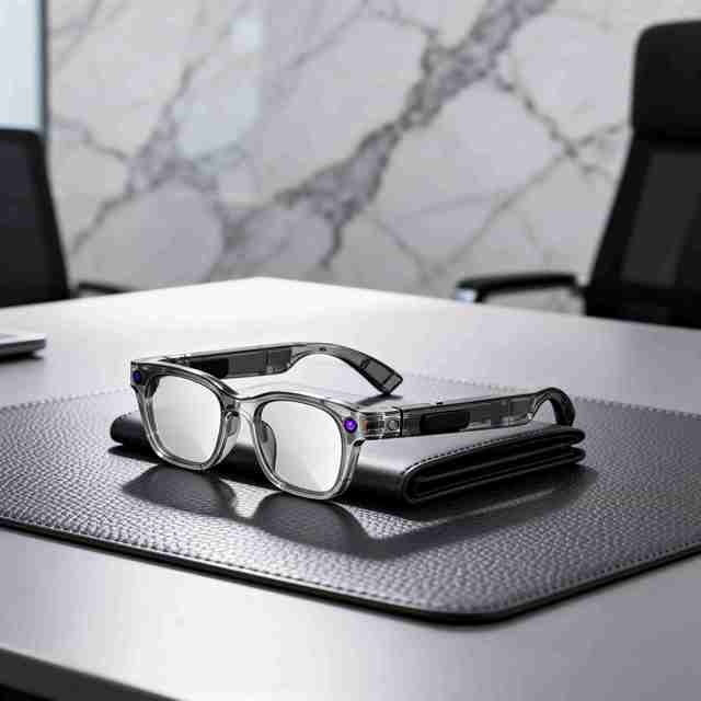 Video Recording Smart Glasses HD Camera Open Ear Audio Wireless Clear Calls Built in Microphone Touch Control Lightweight