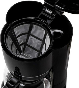 Cafetera de Goteo Clásica de 12 Tazas con Cuerpo de Plástico, Función de Mantener Caliente, Jarra de Vidrio de 1.5L, 900W, Negra, Uso Doméstico, Segura y Confiable - Product Image 1