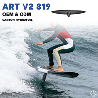 Aile avant en fibre de carbone Axis Hydrofoil Art V2 819, 647 cm², AR9.98, pour hydrofoil à pompe, personnalisable OEM ODM, vente en gros, Nouveauté 2026