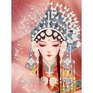 Peinture Diamant DIY 40x30cm sur Toile, Style Américain, Décorative, Perles, Très Demandée pour Adultes avec Motifs Animaux - Product Image 4
