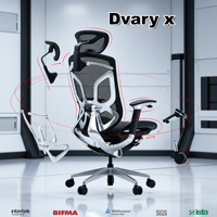 Chaise de bureau ergonomique en maille pour cadres, inclinable à grand angle, inclinaison synchronisée, robuste, pour espaces de travail de direction GTChair