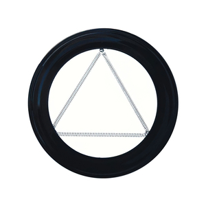 Pannello Decorativo per Soffitto in Ceramica Nera per Stufa a Pellet 80 mm - Product Image 1