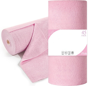 Paños de Limpieza Desechables de Microfibra de Secado Rápido y Alta Absorción, Ecológicos, en Rollo, Toalla de Cocina Reutilizable - Product Image 1