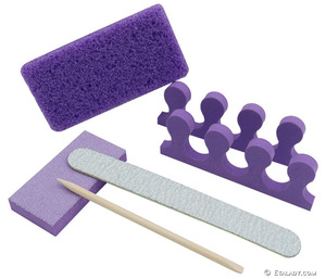 Beauty Personal Care Products Nail File Manicure and <strong>Pedicure</strong> <strong>Set</strong> 5pcs Deluxe Disposable <strong>Pedicure</strong> Kit for Spa Nail Salon Tools - Product Image 4