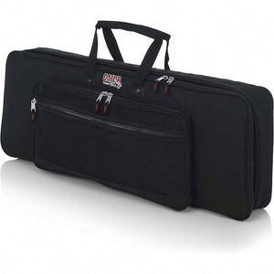 Sac de transport pour clavier électronique, en tissu Oxford rembourré, personnalisé avec fermeture éclair, certifié BSCI, pour ordinateur portable, piano et clavier musical. - Product Image 1