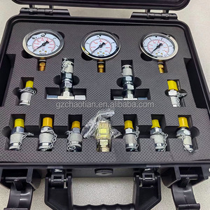 Universal Digital hidráulica manômetros escavadeira pressão hidráulica teste Kit com 3 medidores - Product Image 3