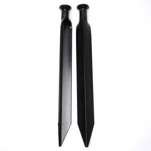 Triangular Tent Pegs 500*40*5mm Metal Ground Stakes For Outdoor Camping All Seasons - Product Image 1
