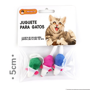 Yommy Little Mouse Cat <b>Toy</b> 5cm Plush <b>Interactive</b> <b>Pet</b> <b>Toy</b> <b>for</b> Cats - Product Image 2