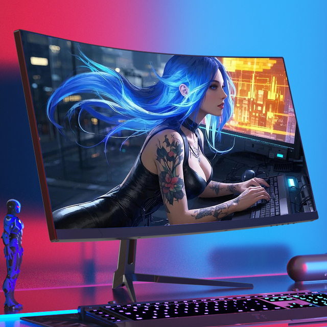 34'' Gaming Monitor Uhd 120hz Curve 3800r E-led Backlight Ips Node Lcd Display Hdr Screen 4k Monitor for Gaming Pc