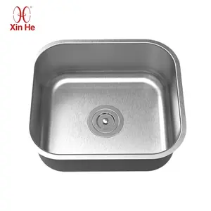 Kitchen Sink Suppliers Undermount Small Size Mini Bar 304 Stainless Steel Single Bowl Camper Sink