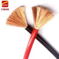 Câble de batterie 2AWG 4AWG 6AWG, câbles d'alimentation pour onduleur, câble de batterie en cuivre sans oxygène pour voiture, marine, solaire, camping-car, moto