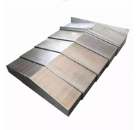 Cache de protection en acier inoxydable ignifuge pour machine CNC - Bouclier anti-poussière accordéon carré ignifuge, certification ISO9001:2015 pour une protection maximale