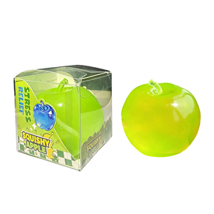 Juguete Antiestrés Transparente Unisex 14+ en Forma de Manzana, de Plástico Blando para Apretar - Product Image 1