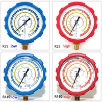 Manomètre haute basse pression systèmes de réfrigération CVC R22 R134a R407C R410A raccord de climatisation réfrigérant