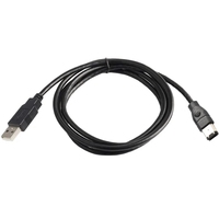 IEEE 1394 FireWire Câble 6 broches mâle-mâle 6M/6M USB 2.0 jusqu'à 400Mbps 800Mbps Nouveau produit Crystal Material