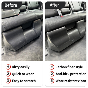 <span class=keywords><strong>Protector</strong></span> Antipatadas de Fibra de Carbono para Debajo del Asiento Trasero, para <span class=keywords><strong>Toyota</strong></span> <span class=keywords><strong>Land</strong></span> <span class=keywords><strong>Cruiser</strong></span> 250 LC250 Prado, Accesorios 2024-2026, Cubierta Trasera Brillante - Product Image 5