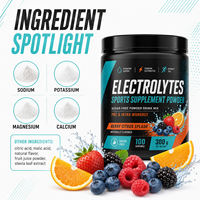 Amazon Hot Sale Aangepaste Formule Sportdrankmix Hydratatie Elektrolyten Poeder Mineralen Keto-vriendelijk Caloriearm Ongesuikerd