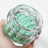 Crème en capsules de collagène vert PDRN 55g, raffermissante, anti-rides, éclaircissante, hydratante, niacinamide, acide tranexamique, végétalien, glycérine, GMP