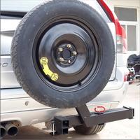 Accessoires 4x4 de haute qualité en acier noir porte-pneu de secours pour Jeep Wrangler JL