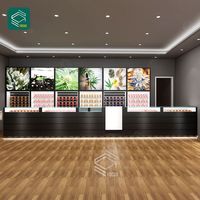 Présentoir en verre pour kiosque en verre trempé pour magasin de cigarettes