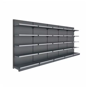 Estanterías Metálicas Ligeras de Una Sola Cara para Supermercados y Tiendas de Abarrotes, Estantes Blancos de Exhibición para Almacenamiento, Góndola de Una Sola Cara - Product Image 6