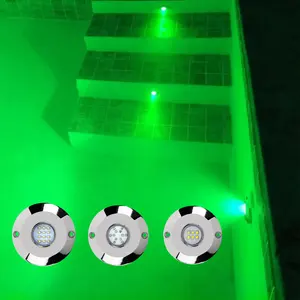 60W Round IP68 Waterproof 12V RGB Underwater Led Swimming Pool Lights