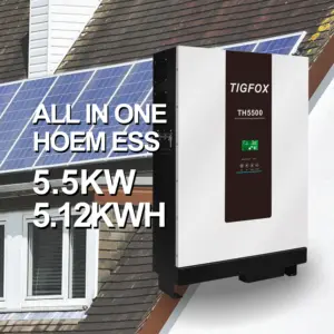 TIGFOX All In 1 Mppt Solar Charge Controller BMS Lithium Ion Batteries Ion Batteries 48V Solar 10kwh Lifepo4 Battery