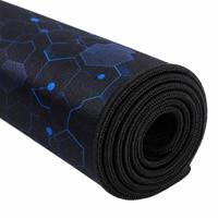 Tapis de souris XXL Tigerwings pour le bureau et le gaming, en tissu imperméable noir, personnalisable avec logo par sublimation, tapis de bureau