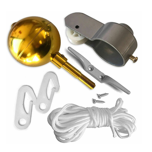 Bola de asta de aleación de aluminio de alta calidad para exteriores, accesorios esenciales para banderas - Product Image 1