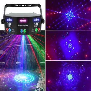 15 mắt RGB DJ Disco Đảng ánh sáng nhấp nháy ánh sáng sân khấu hiệu ứng ánh sáng <span class=keywords><strong>LED</strong></span> chiếu DMX âm thanh kích hoạt <span class=keywords><strong>Rave</strong></span> ánh sáng cho Xmas bên KTV - Product Image 3