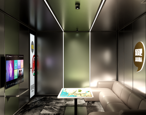 Karaoke cabin hộp được thực hiện với roof-ktv Modular phòng làm với đúc sẵn bảng điều chỉnh tùy chỉnh câu lạc bộ đêm Bar <span class=keywords><strong>Mini</strong></span> House - Product Image 1