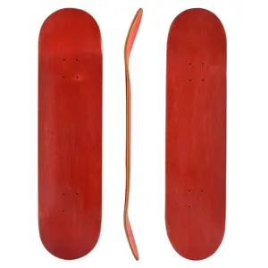 Groothandel Pro Custom Blank 7 Ply 100% Canadese Esdoorn Skateboard Decks