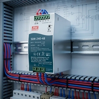 Alimentation à découpage MEANWELL haute efficacité SMPS SDR-240-48 240W 48V 5A avec relais CC et rail DIN