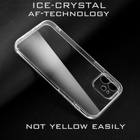 Antichoc Anti-Jaune Transparent Couverture iphone Cas Espace Clair TPU Clair Téléphone Cas Pour Iphone 14/Pro/14 Plus/ 14 Pro Max