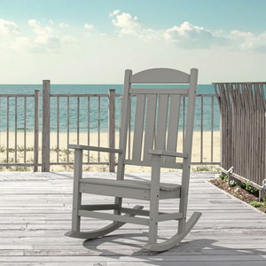 Adirondack sedie in HDPE moderna spiaggia giardino Patio più economico campeggio prezzo di plastica all'aperto sedia a dondolo - Product Image 5