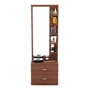 Meuble de toilette multifonctionnel haut avec plateau, idéal pour la maison et le maquillage - Product Image 5