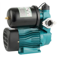 Pompe à jet auto-amorçante automatique monophasée 220V en acier inoxydable 0,8 kW, hauteur de refoulement 45m, pour puits, eau domestique et surpression de conduite