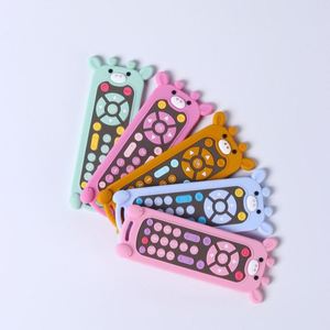 Baby <b>TV</b> Remote Control Silicone Chew Toy - Animal Design, Safe for 0-24 Months Infants - Product Image 1