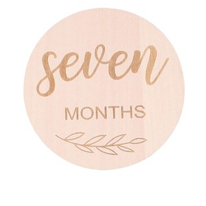 Tarjetas de hitos mensuales de madera transfronterizas, suministros conmemorativos para el <span class=keywords><strong>crecimiento</strong></span> <span class=keywords><strong>del</strong></span> bebé y el embarazo, guardián de memoria especial para bebés - Product Image 5