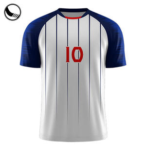 Toptan satış boş futbol forması üniforma tasarım desenleri - Product Image 3