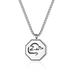 Pendentif géométrique en émail coloré avec douze breloques dans les aventures de Jackie <span class=keywords><strong>Chan</strong></span>, collier pendentif zodiaque, vente en gros - Product Image 2